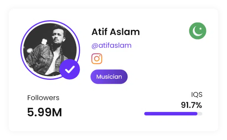 Atif Aslam - Influencer Insights