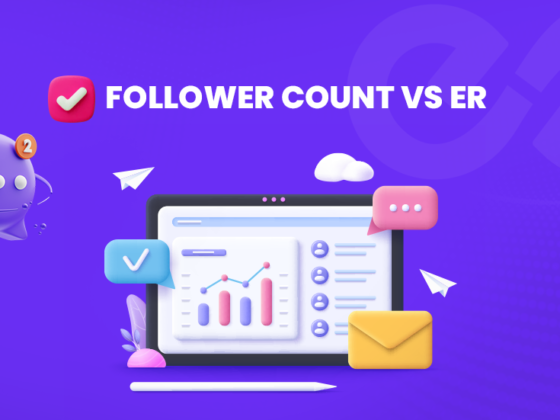 Follower count vs ER