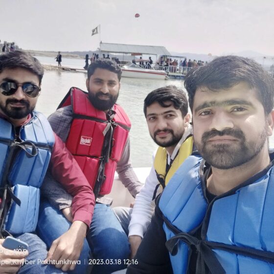 Team Walee enjoying the boat ride at Mabali Resort