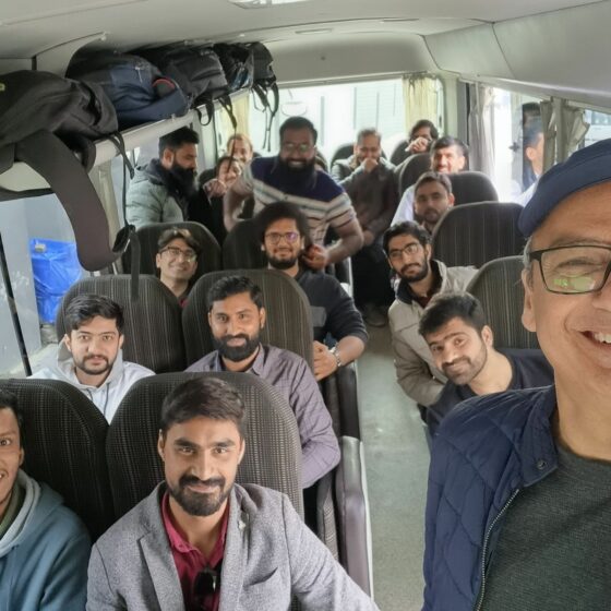 Team Walee all abroad for the exciting trip ahead!